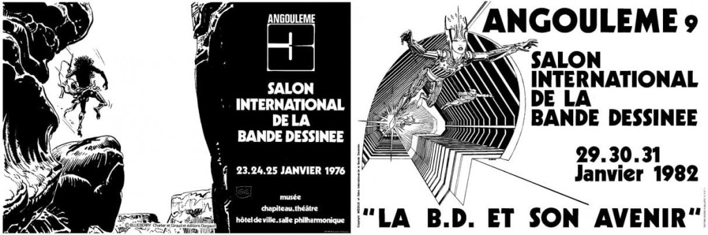 Affiches du 3e et 9e Festival d'Angoulême