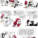 Dans son blog BD, Fabrice Tarrin n'hésite pas à évoquer ses relations amoureuses, apparaissant sous les traits d'un lémurien. Découverte par Comixtrip, le site spécialisé en bande dessinée.