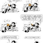 Dans son blog BD, Fabrice Tarrin n'hésite pas à évoquer ses relations amoureuses, apparaissant sous les traits d'un lémurien. Découverte par Comixtrip, le site spécialisé en bande dessinée.