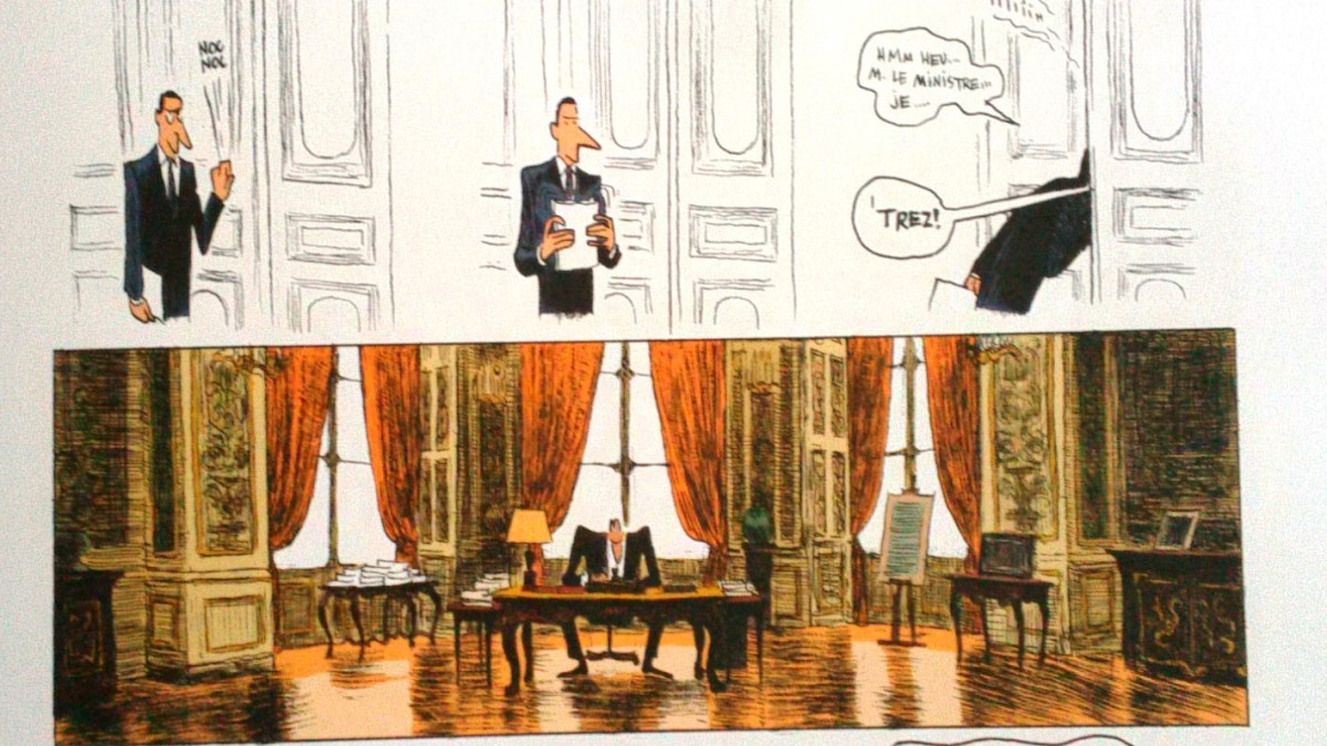 Bande dessinée Quai d'Orsay, par Abel Lanzac et Christophe Blain