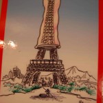 Un des dessins donnés par les auteurs chinois aux dessinateurs de Fluide Glacial, en réponse amicale à la polémique concernant leur Une sur 