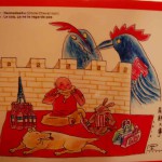 Un des dessins donnés par les auteurs chinois aux dessinateurs de Fluide Glacial, en réponse amicale à la polémique concernant leur Une sur 