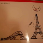 Un des dessins donnés par les auteurs chinois aux dessinateurs de Fluide Glacial, en réponse amicale à la polémique concernant leur Une sur 