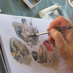 Depuis 2010, le dessinateur de BD Mazan suit les fouilles paléontologiques d'Angeac où se trouve le plus gros gisement de dinosaures d'Europe. Le site spécialisé en bande dessinée Comixtrip lui a consacré un documentaire video.