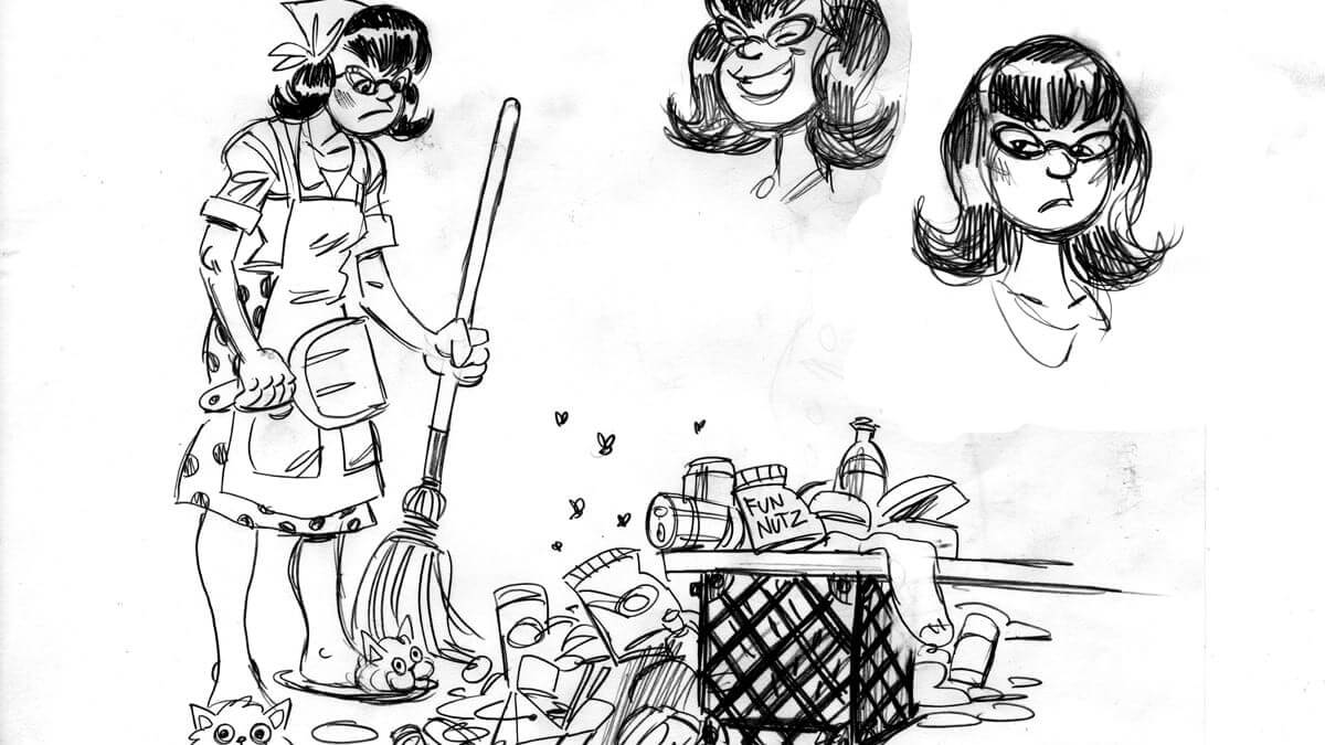 Illustration de The cute girl network de Greg Means, MK Reed et Joe Flood (Glénat)