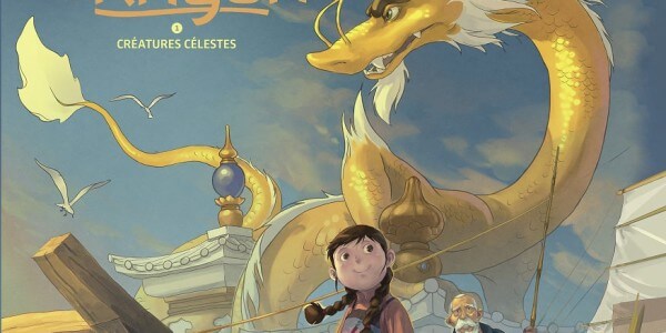 Couverture de l'album Yin et le dragon de Richard Marazano et Xu Yao (Rue de sèvres)