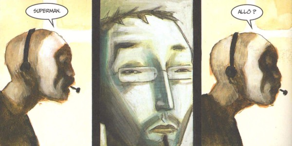 Planche de C'est un oiseau de Steven Seagle et Teddy Kristiansen autour de Superman (Urban Comics)