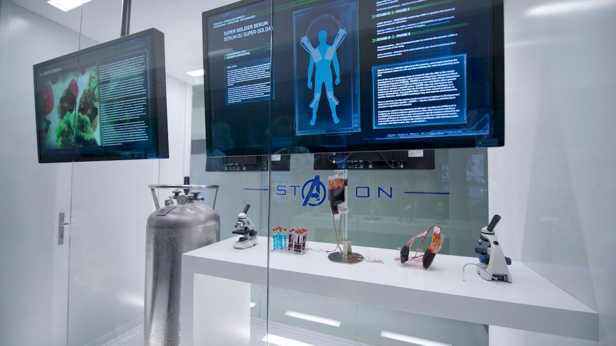 L'exposition Avengers STATION est présentée pour la première fois en Europe à Paris La Défense. (Photo Nicolas Albert)