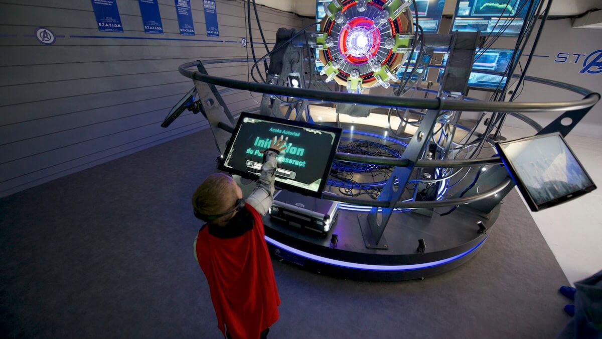 L'exposition Avengers STATION est présentée pour la première fois en Europe à Paris La Défense. (Photo Nicolas Albert)