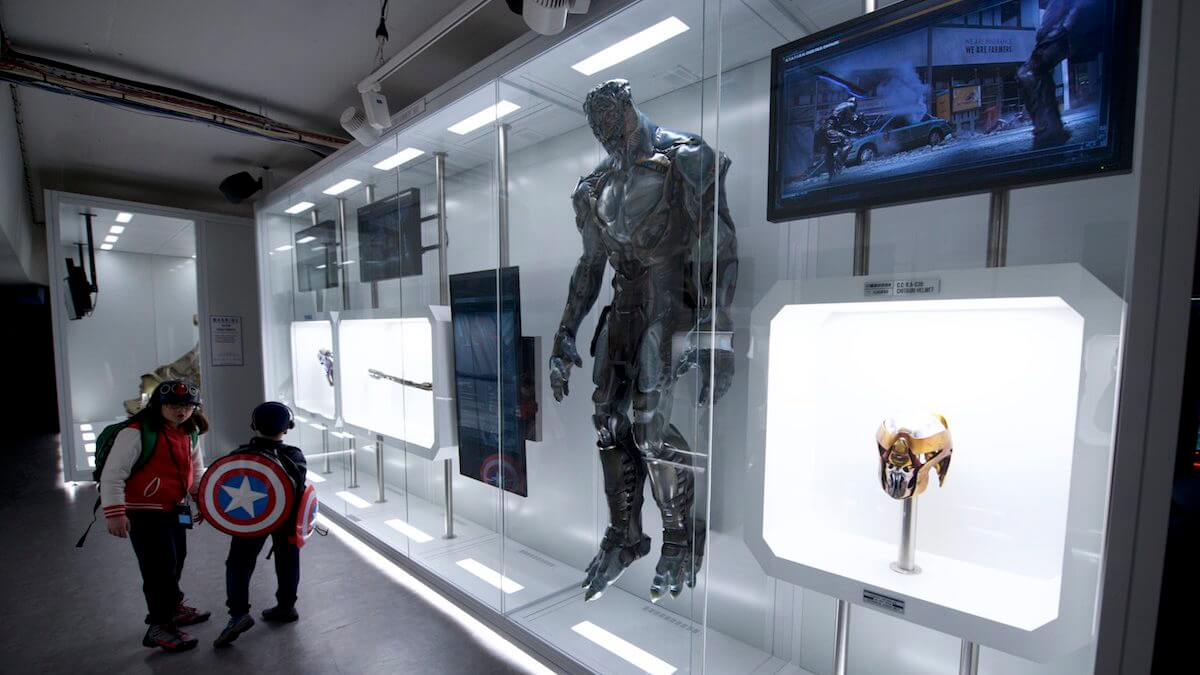 L'exposition Avengers STATION est présentée pour la première fois en Europe à Paris La Défense. (Photo Nicolas Albert)