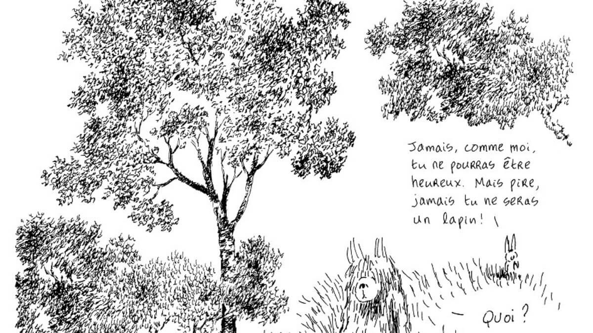 Gros ours et Petit lapin est un petite pépite graphique et narrative de Nylsa aux éditions Misma, décrypté par Comixtrip le site BD de référence