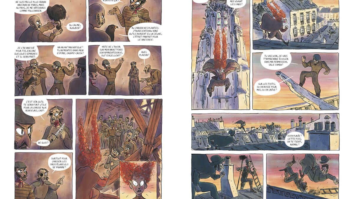 L'écureuil, un démon sur les toits est une très belle aventure jeunesse signée Fabien Grolleau, Lou Bonneli et Benjamin Mialet, aux éditions Sarbacane, et décryptée par Comxitrip le site BD de référence