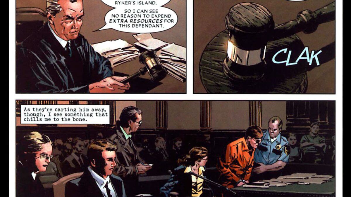 Très bon Daredevil par Ed Brubaker et Michael Lark aux éditions Panini-Marvel, décrytpé par Comixtrip le site BD de référence