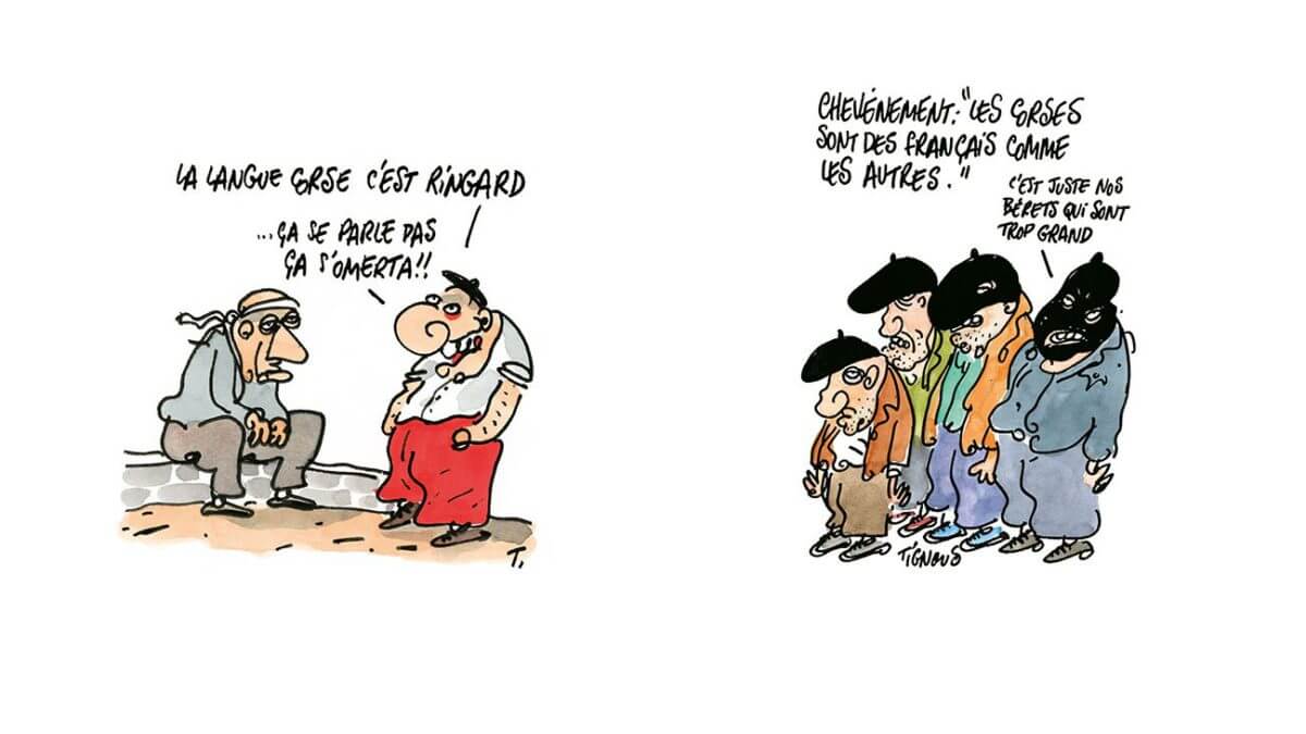 Deux recueils de Tignous sont publiés par Les éditions du Chêne (Comment rater ses vacances et La Corse prend le maquis) décryptés par Comixtrip le site BD de référence