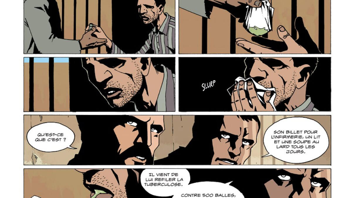 Excellent premier tome de la série Forçats de Pat Perna et Fabien Bedouel aux éditions Les Arènes, décrypté par Comixtrip le site BD de référence