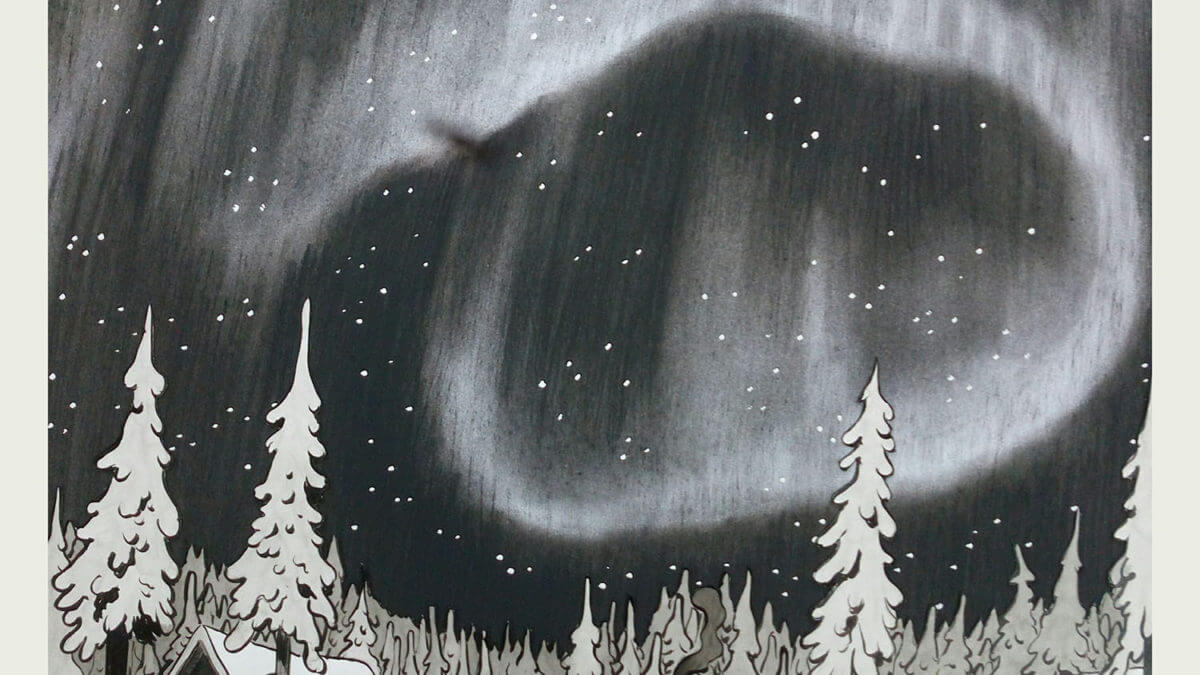 Très belle histoire loufoque La forêt des renards pendus signée Nicolas Dumontheuil d'après Arto Paasalinna (Futuropolis) décrypté par Comixtrip le site BD de référence