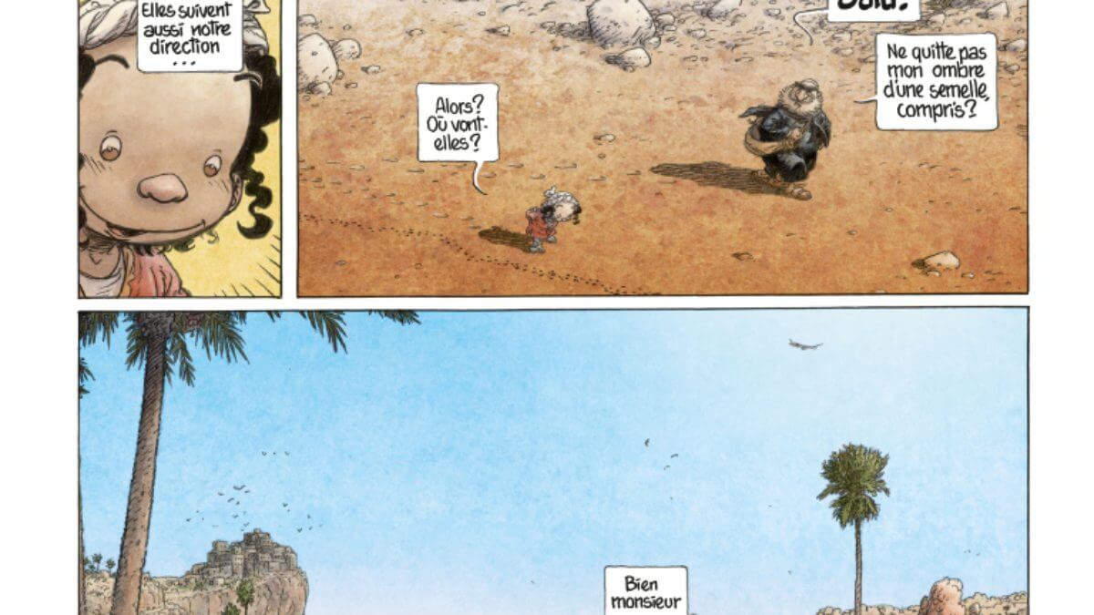 Là où vont les fourmis beau conte signé Frank Le Gall et Michel Plessix (Casterman) décrypté par Comixtrip le site BD de référence