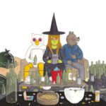 Megg, Mogg and Owl à Amsterdam de Simon Hanselmann (Misma) décrytpé par Comixtrip le site BD de référence
