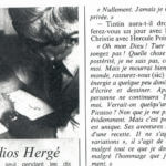 Autre extrait de l'interview : 