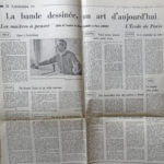 Revue de détail en 1971 avec un entretien avec Hergé et des dessinateurs qui seront tous des stars. (Le Figaro/Coll. P. Lebedel)