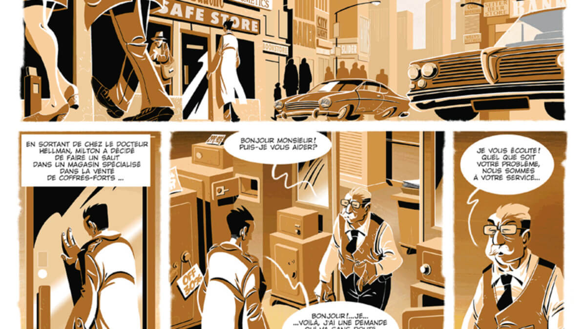 Trou de mémoire de Roger Seiter et Pascal Regnauld (Long Bec) décrypté par Comixtrip le site BD de référence