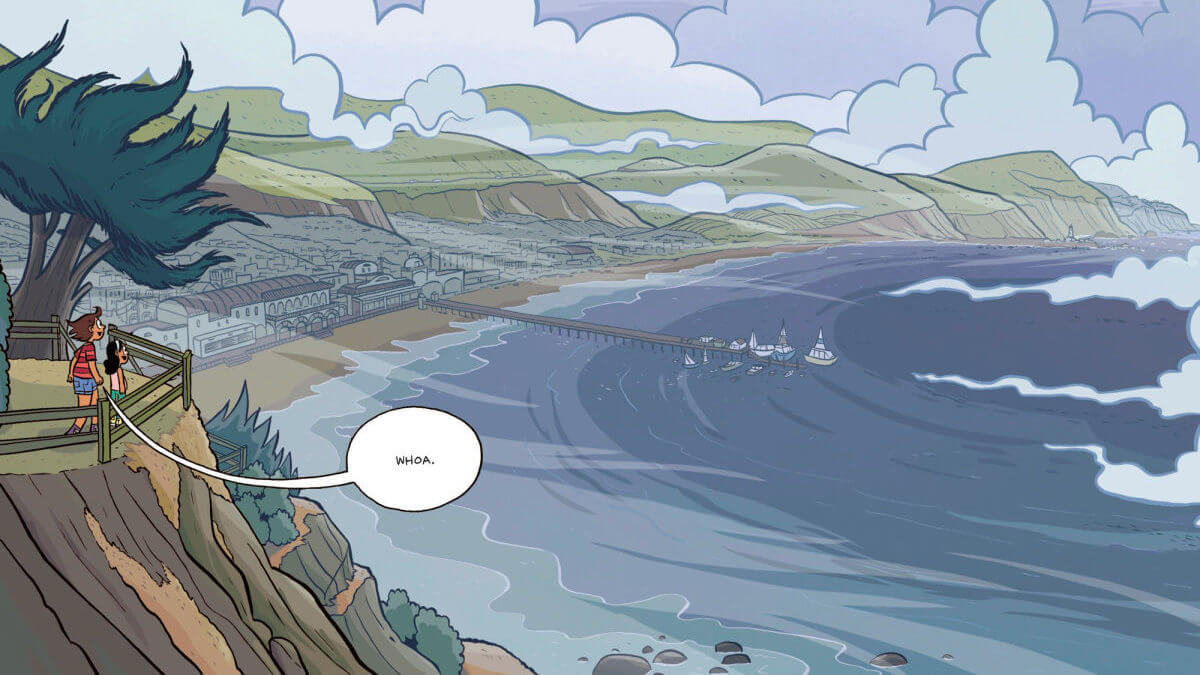 Fantômes est un excellent album de Raina Telgemeier (Akileos) décrypté par Comixtrip le site BD de référence