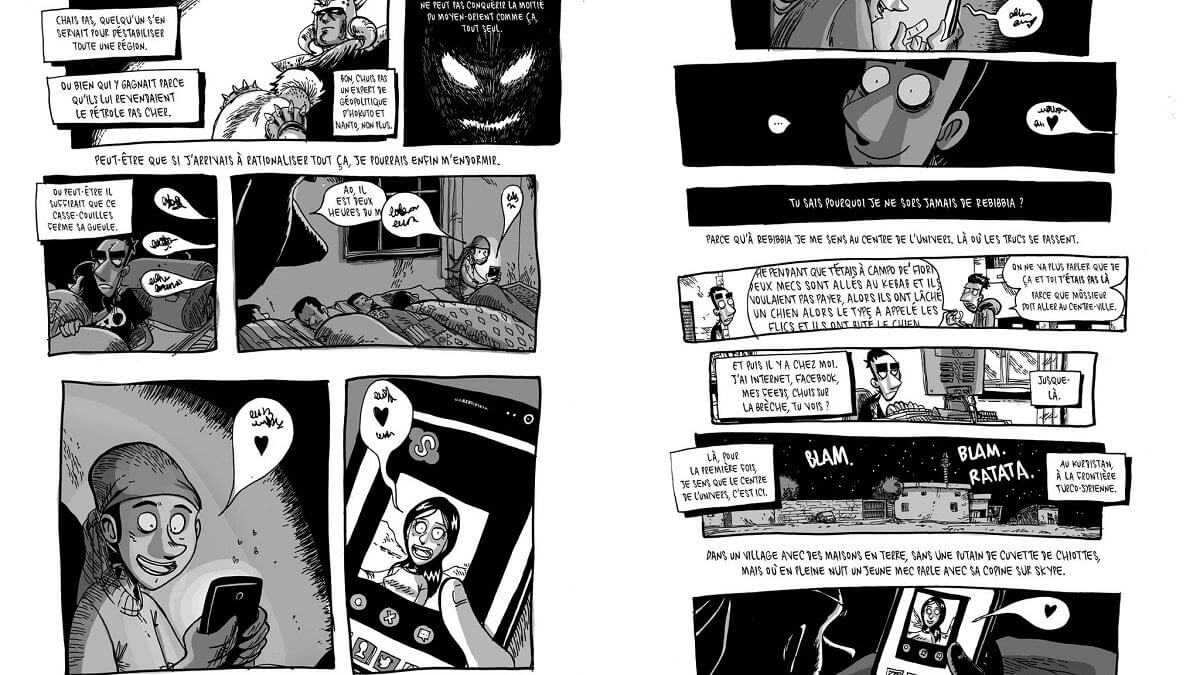 Formidable BD-reportage Kobane calling de Zerocalcare (Cambourakis) décrypté par Comixtrip le site BD de référence