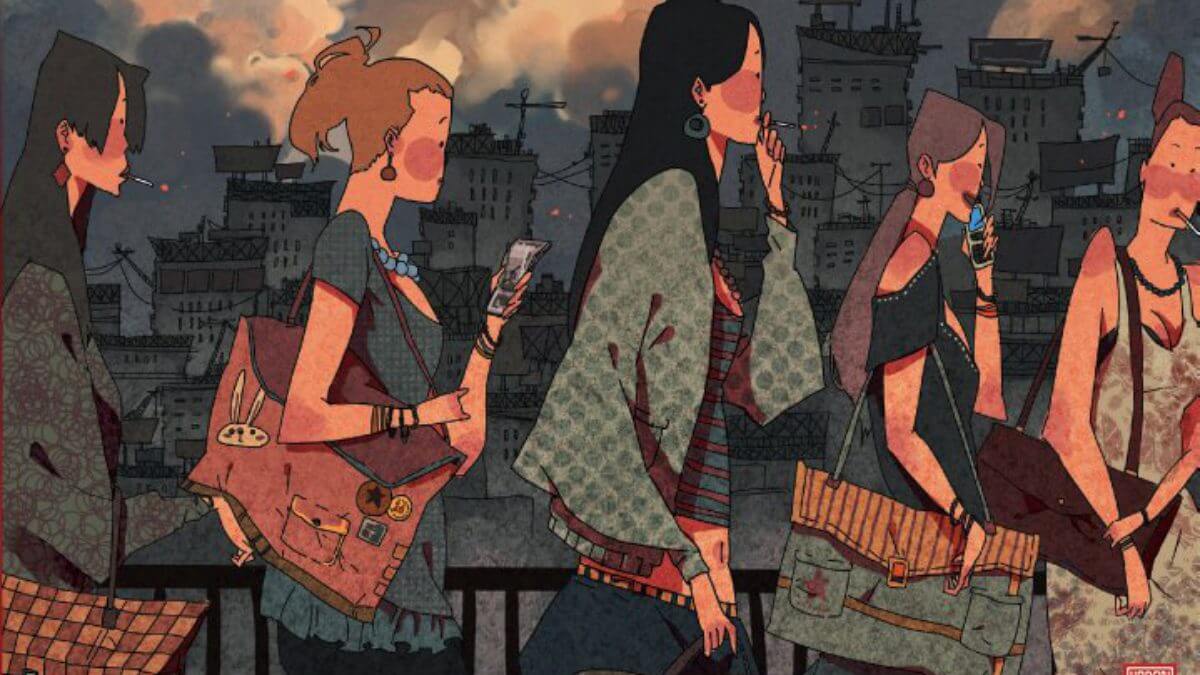 Red Angels de Seven d'après le roman de Li Yaosha (Urban China) décrypté par Comixtrip le site BD de référence