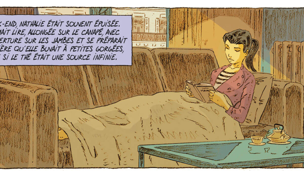 Magnifique adaptation de la délicatesse par Cyril Bonin (Futuropolis, David Foenkinos) décrypté par Comixtrip le site BD de référence