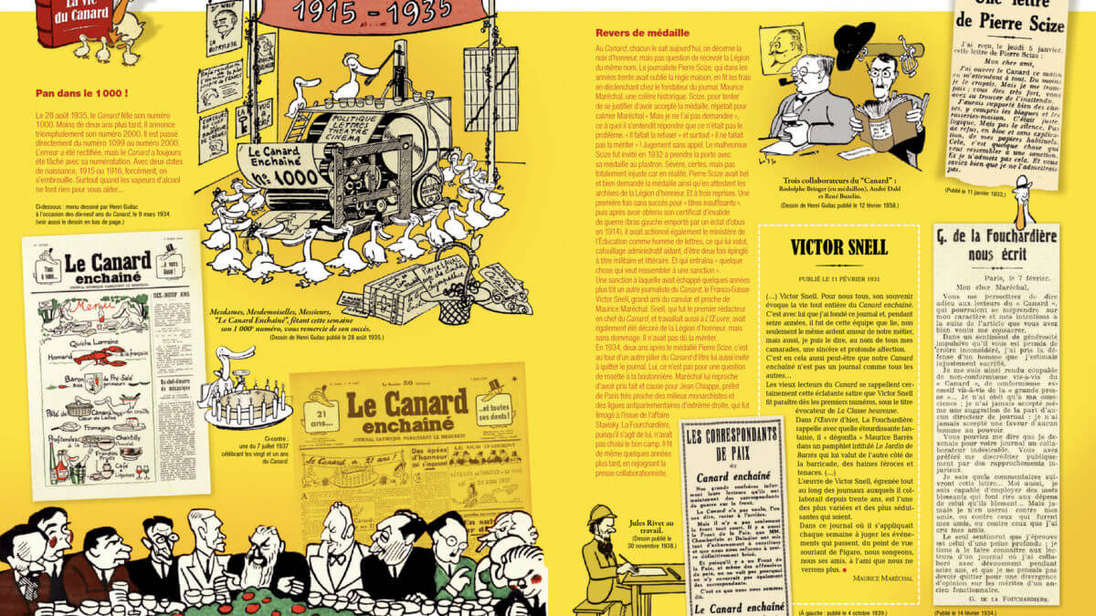Le canard enchaîné 100 ans (Seuil) décrypté par Comixtrip le site BD de référence