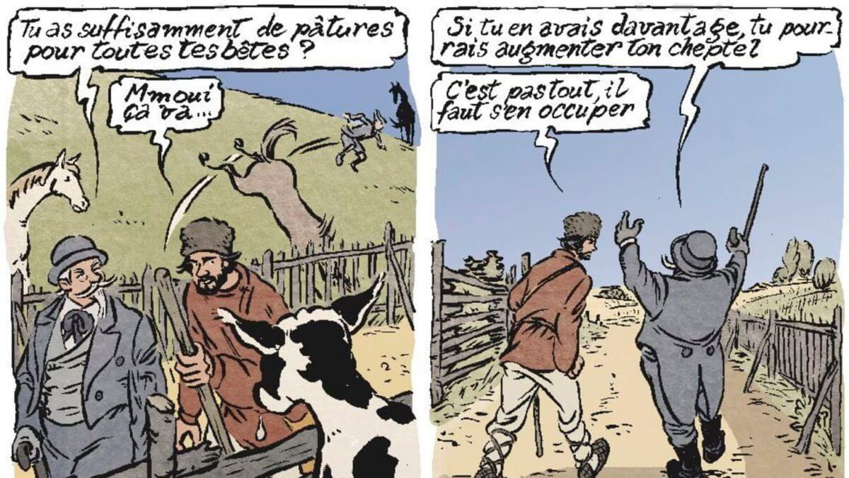 Ce qu'il faut de terre à l'homme de Martin Veyron (Dargaud) décrypté par Comixtrip le site BD de référence