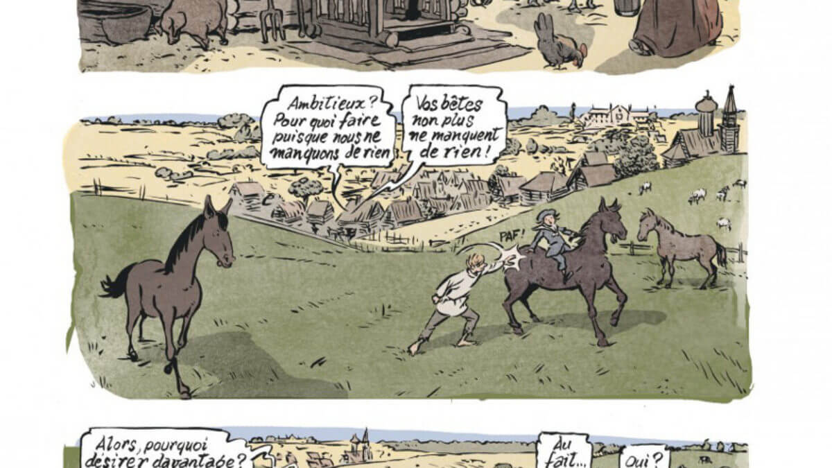 Ce qu'il faut de terre à l'homme de Martin Veyron (Dargaud) décrypté par Comixtrip le site BD de référence