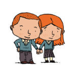 La pension Moreau de Benoît Broyart et Marc Lizano (La Gouttière) - recherche pour les personnages de Jeanne et Victor / Marc Lizano