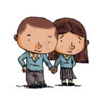 La pension Moreau de Benoît Broyart et Marc Lizano (La Gouttière) - recherche pour les personnages de Jeanne et Victor / Marc Lizano