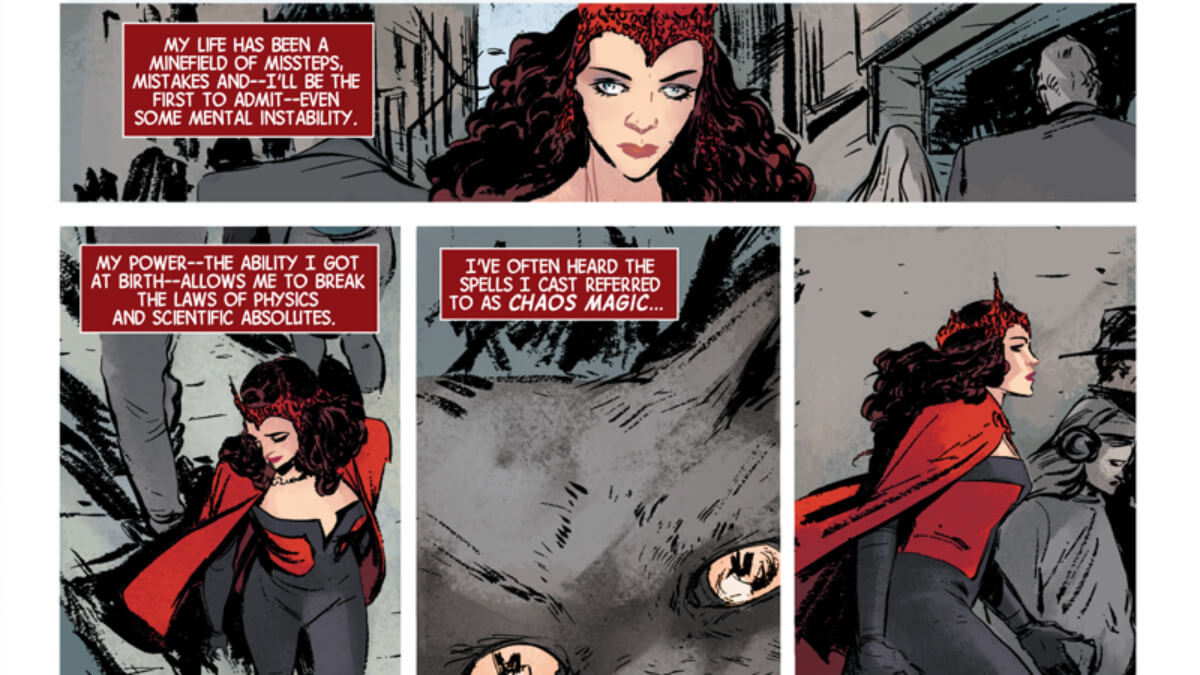 La sorcière rouge de Steve Dillon et James Robinson (Marvel) décrypté par Comixtrip le site BD de référence