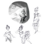 L'Ecureuil ©Lou Bonelli/ Benjamin Mialet / Sarbacane - Recherche pour Jenny Tome 1