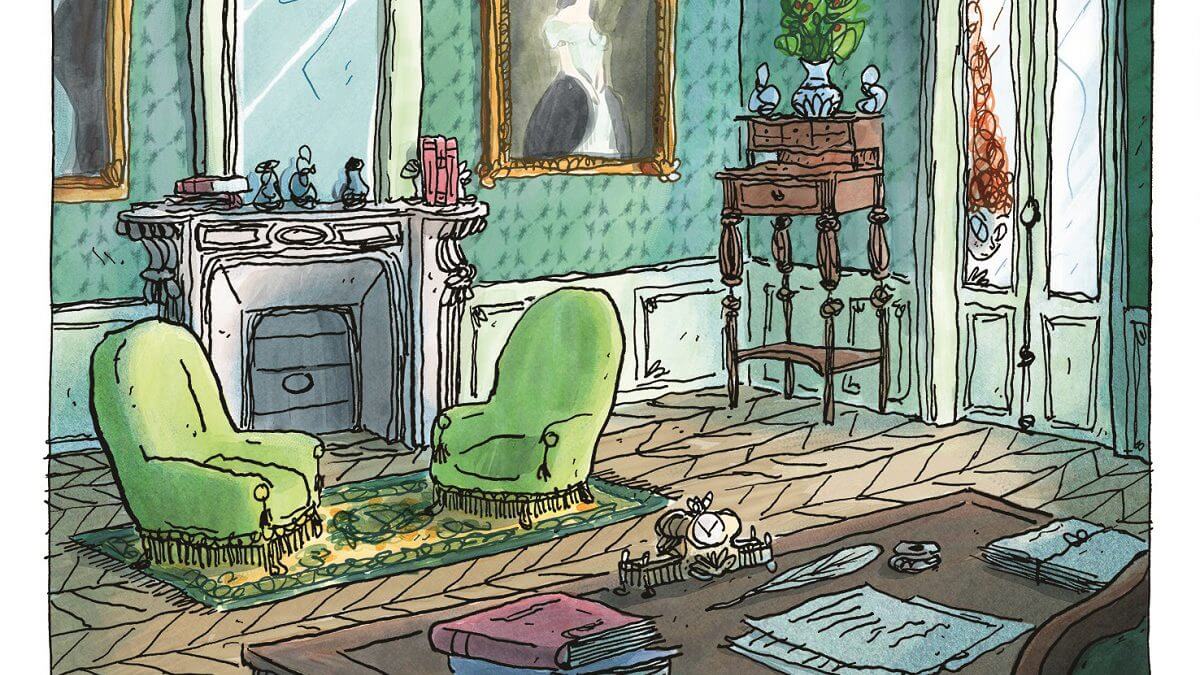 L'Ecureuil ©Lou Bonelli/ Benjamin Mialet / Sarbacane - Recherche Le bureau tome 1
