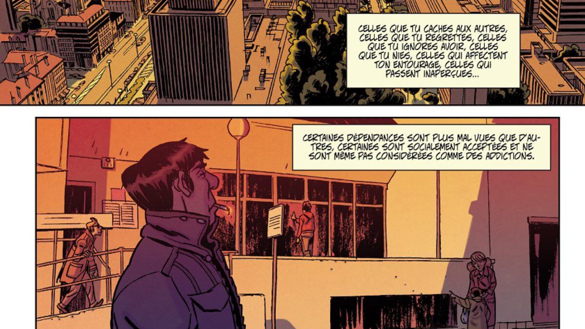 Addiction de Josep Busquet et Pedro J. Colombo (Akileos) décrypté par Comixtrip le site BD de référence