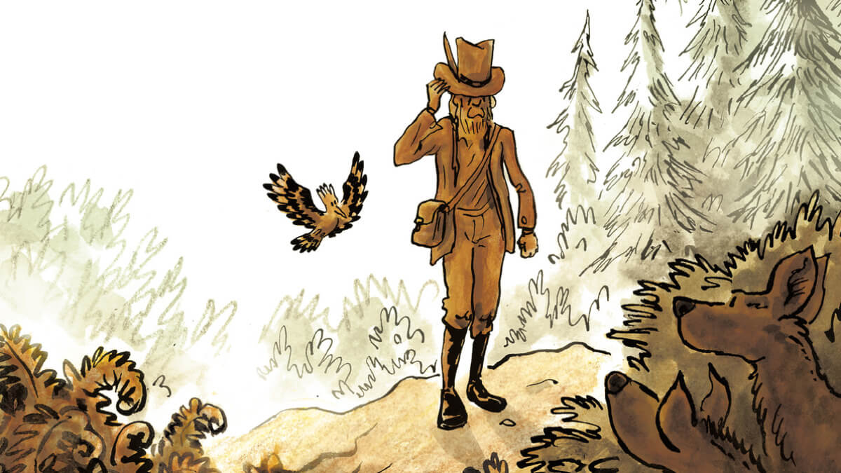 Mikaël ou le mythe de l'homme des bois de Fabien Grolleau (6 pieds sous terre) décrypté par Comixtrip le site BD de référence