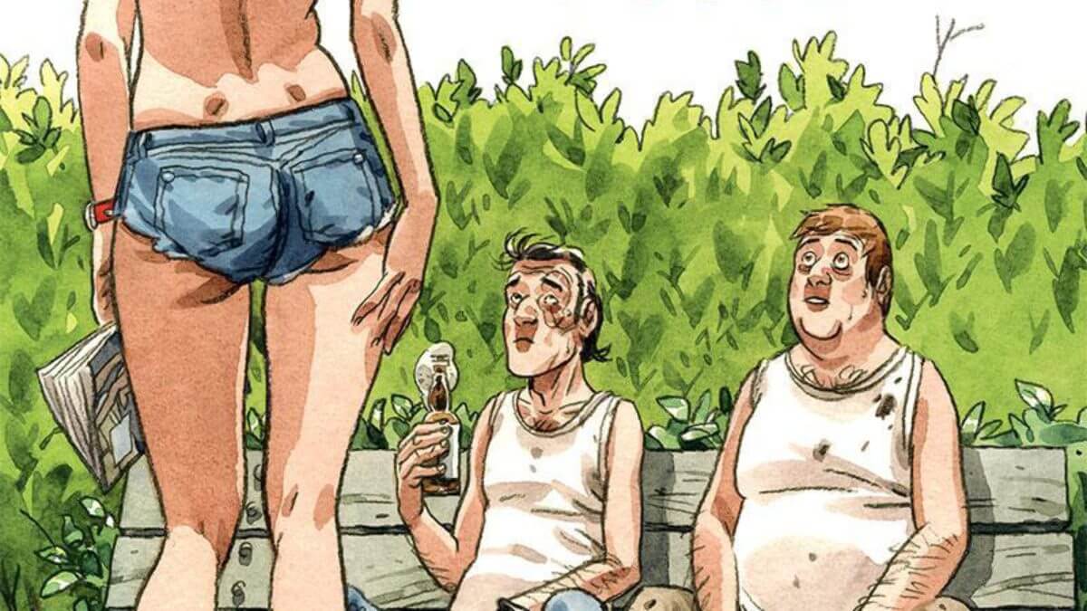 L'été en pente douce de Jean-Christophe Chauzy d'après Pierre Pelot (Fluide Glacial) décrypté par Comixtrip le site BD de référence