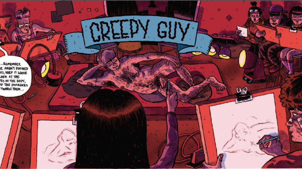 Art schooled de Jamie Coe (Même pas mal) décrypté par Comixtrip le site BD de référence
