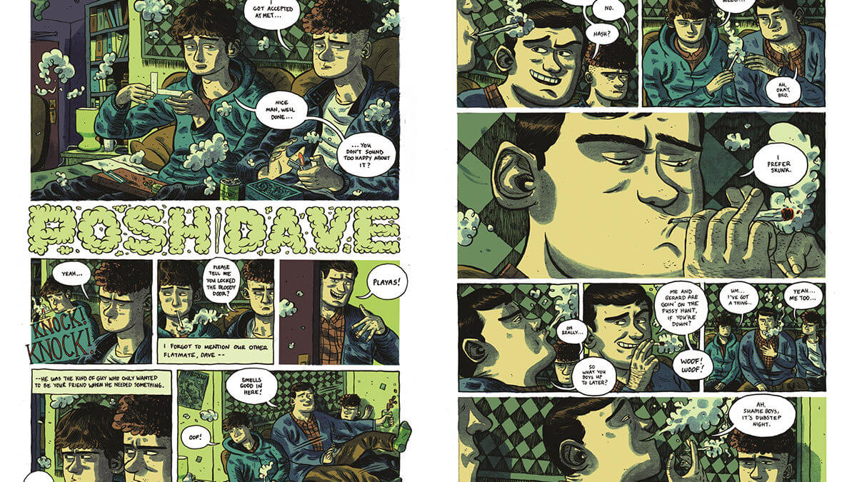 Art schooled de Jamie Coe (Même pas mal) décrypté par Comixtrip le site BD de référence