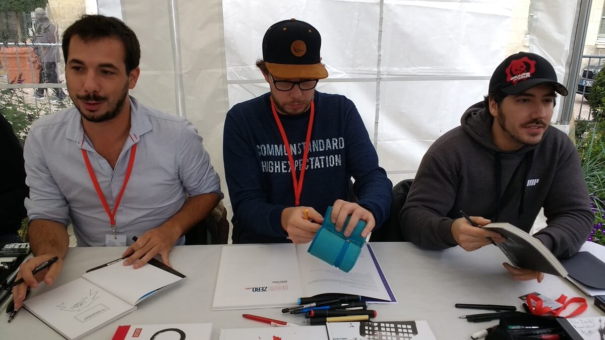 Mathieu Thonon lors du Festival de Tours 2017 (Photo Comixtrip - Damien Canteau)