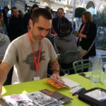 Manu Nhieu pendant le Festival de Tours 2017 (photo Comixtrip - Damien Canteau)