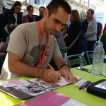 Manu Nhieu pendant le Festival de Tours 2017 (photo Comixtrip - Damien Canteau)