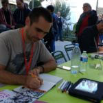 Manu Nhieu pendant le Festival de Tours 2017 (photo Comixtrip - Damien Canteau)