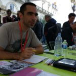 Manu Nhieu pendant le Festival de Tours 2017 (photo Comixtrip - Damien Canteau)