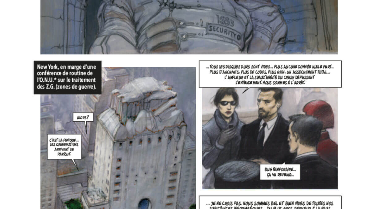 Bug 1 de Enki Bilal (Casterman) décrypté par Comixtrip