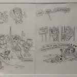 L'exposition Cinémonstres de Stéphane Tamaillon et Laurent Audouin (Sarbacane / Espace Mendes France / Le local) - photos D. Canteau / Comixtrip