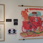 L'exposition Cinémonstres de Stéphane Tamaillon et Laurent Audouin (Sarbacane / Espace Mendes France / Le local) - photos D. Canteau / Comixtrip